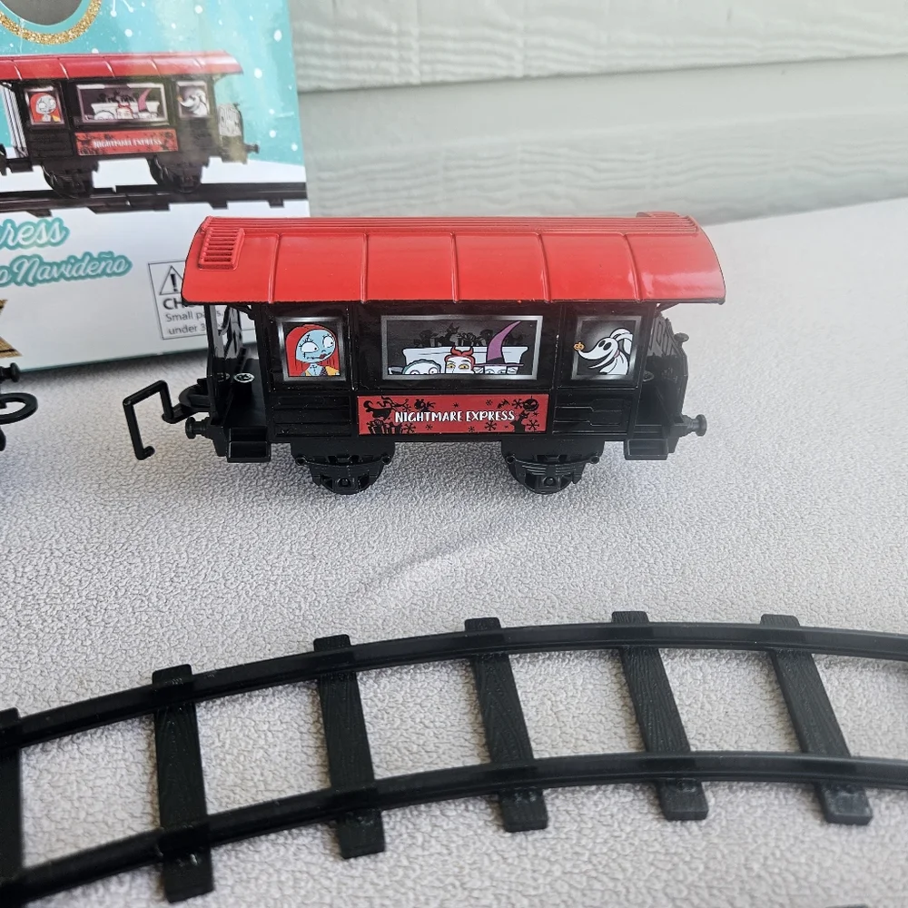 Nightmare Before Christmas Jack Skellington Holiday Express Train Set Battery